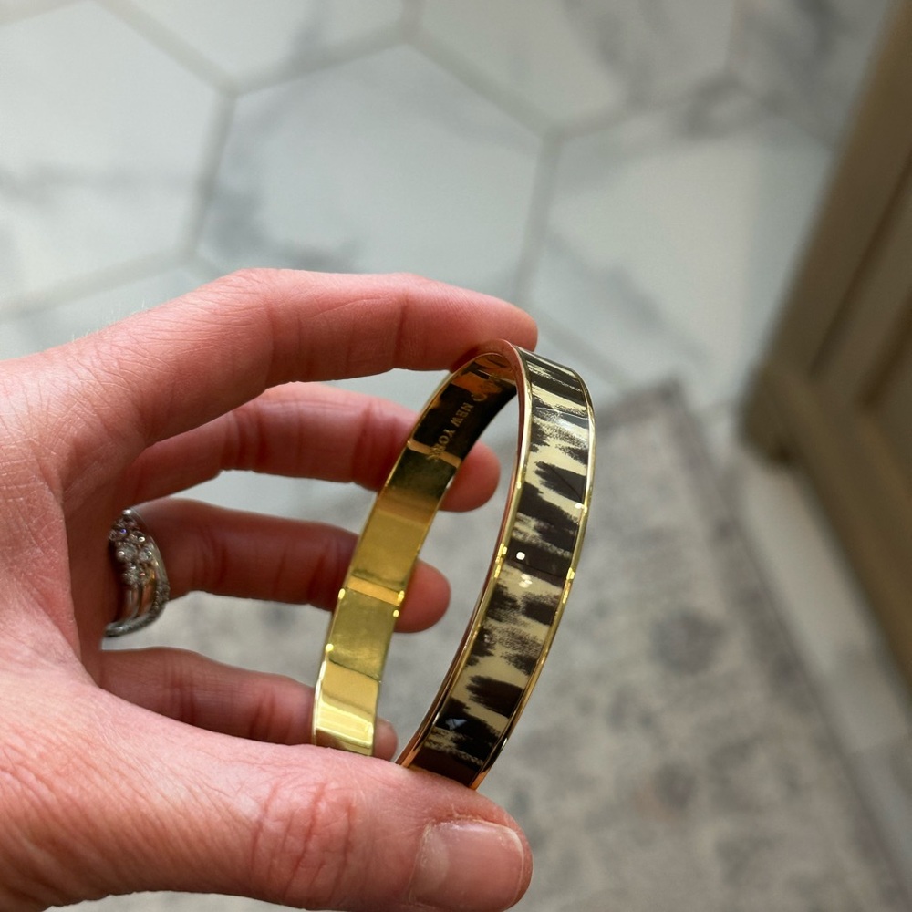 Kate Spade Gold and Black Bracelet